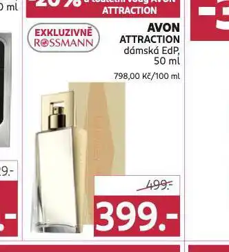 Rossmann Avon attraction dámská edp nabídka