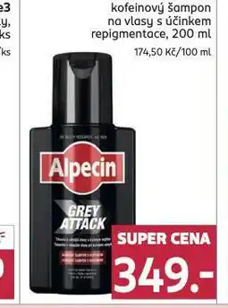 Rossmann Alpecin kofienový šampon nabídka