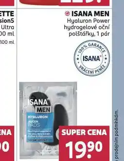Rossmann Isana men oční polštářky nabídka