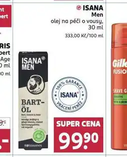 Rossmann Isana men olej na péči o vousy nabídka