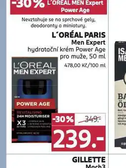 Rossmann Loreal men krém nabídka