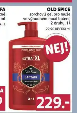 Rossmann Old spice sprchový gel nabídka