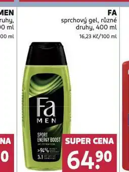 Rossmann Fa sprchový gel nabídka
