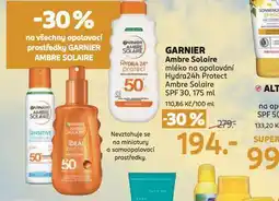 Rossmann Garnier ambre colaire mléko na opalování nabídka