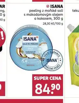 Rossmann Isana peeling nabídka