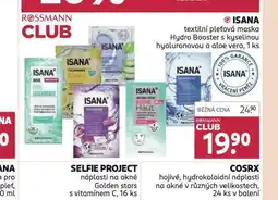 Rossmann Isana textilní maska nabídka