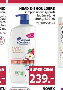 Rossmann Head&shoulders šampon nabídka