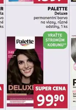 Rossmann Palette deluxe permanentní barva na vlasy nabídka