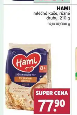Rossmann Hami mléčná kaše nabídka