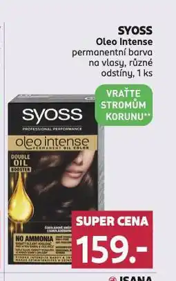Rossmann Syoss oleo intense barva na vlasy nabídka