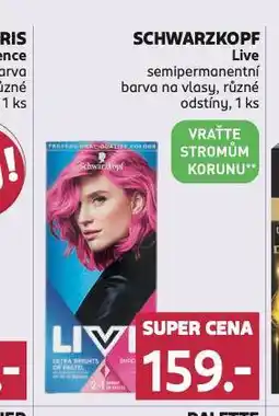 Rossmann Schwarkopf live barva na vlasy nabídka