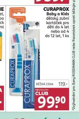Rossmann Curaprox dětský zubní kartáček nabídka