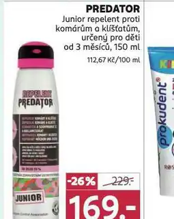 Rossmann Predator junior repelent nabídka