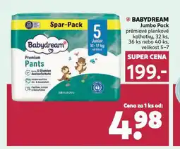Rossmann Bebydream jumbo pack nabídka
