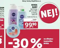Rossmann Nivea baby sprchový gel nabídka
