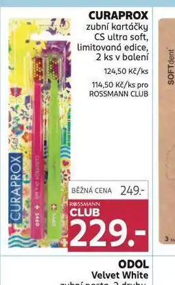 Rossmann Curaprox zubní kartáčky nabídka