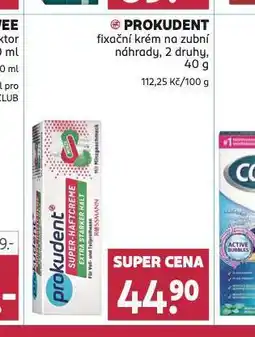Rossmann Prokudent fixační krém na zubní náhrady nabídka