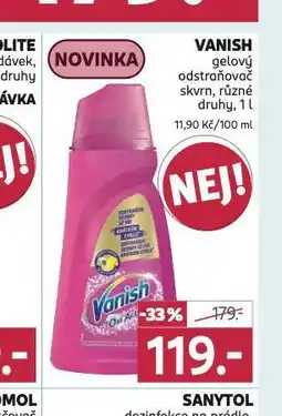 Rossmann Vanish gelový odstraňovač skvrn nabídka