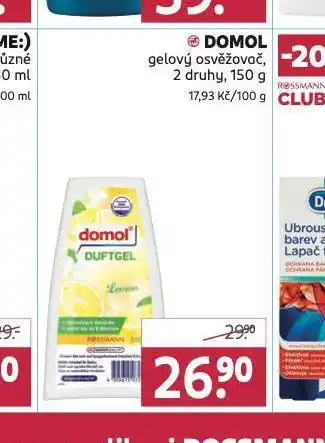 Rossmann Domol gelový osvěžovač nabídka