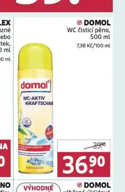 Rossmann Domol wc čistící pěna nabídka