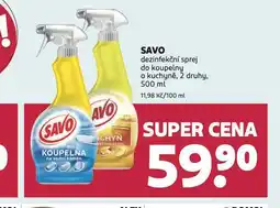 Rossmann Savo dezinfekční sprej nabídka
