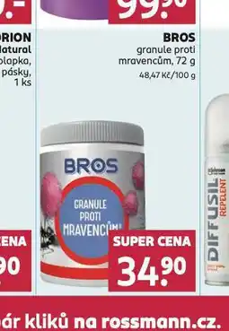 Rossmann Bros granule proti mravencům nabídka