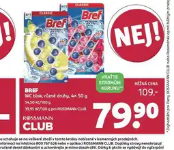 Rossmann Bref wc blok nabídka