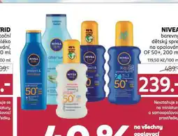 Rossmann Nivea barevný dětský sprej nabídka