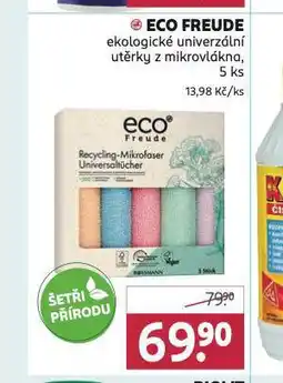 Rossmann Eco freude ekologické univerzální utěrky z mikrovlákna nabídka