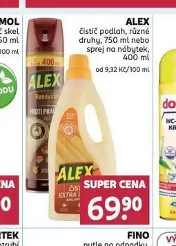 Rossmann Alex čistič podlah nabídka