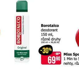Teta Borotalco deodorant nabídka