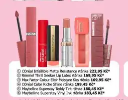 Teta Loreal paris rtěnka nabídka