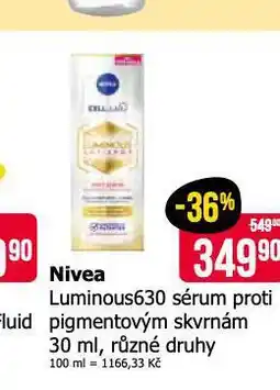 Teta Nivea sérum nabídka