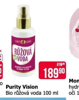 Teta Purity vision bio růžová voda nabídka