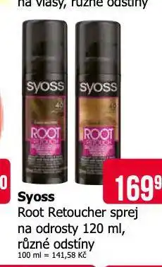 Teta Syoss root retoucher sprej nabídka