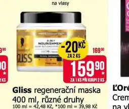 Teta Gliss regenerační maska nabídka