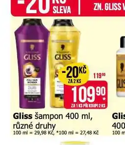 Teta Gliss šampon nabídka