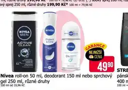 Teta Nivea roll-on, deodorant nabídka