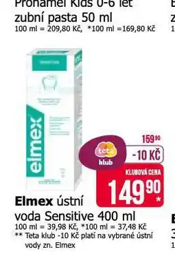 Teta Elmex ústní voda nabídka