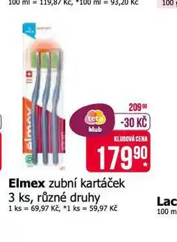 Teta Elmex zubní kartáček nabídka
