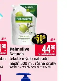 Teta Palmolive tekuté mýdlo náhradní náplň nabídka