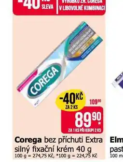 Teta Corega bez příchutě extra silný fixační krém nabídka