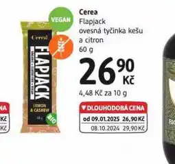 dm drogerie Cerea flapjack nabídka