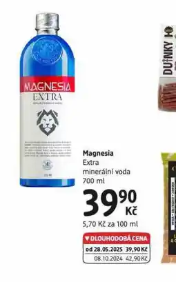dm drogerie Magnesia extra minerální voda nabídka