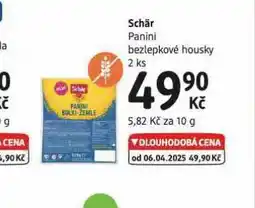 dm drogerie Schär panini bezlepkové housky nabídka