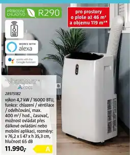 Bauhaus VOLTOMAT výkon 4,7 kW / 16000 BTU, funkce: chlazení / ventilace nabídka