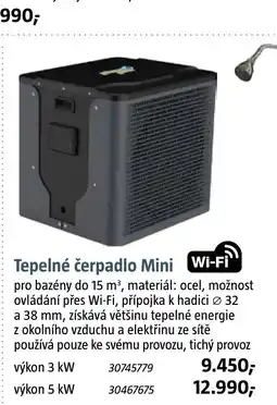 Bauhaus Tepelné čerpadlo Mini nabídka