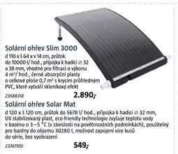 Bauhaus Solární ohřev Slim 3000 nabídka