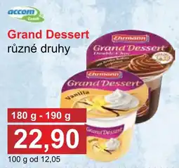 PLUS JIP Grand Dessert nabídka