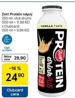 Tesco Zott Protein nápoj, 250 ml, více druhů nabídka